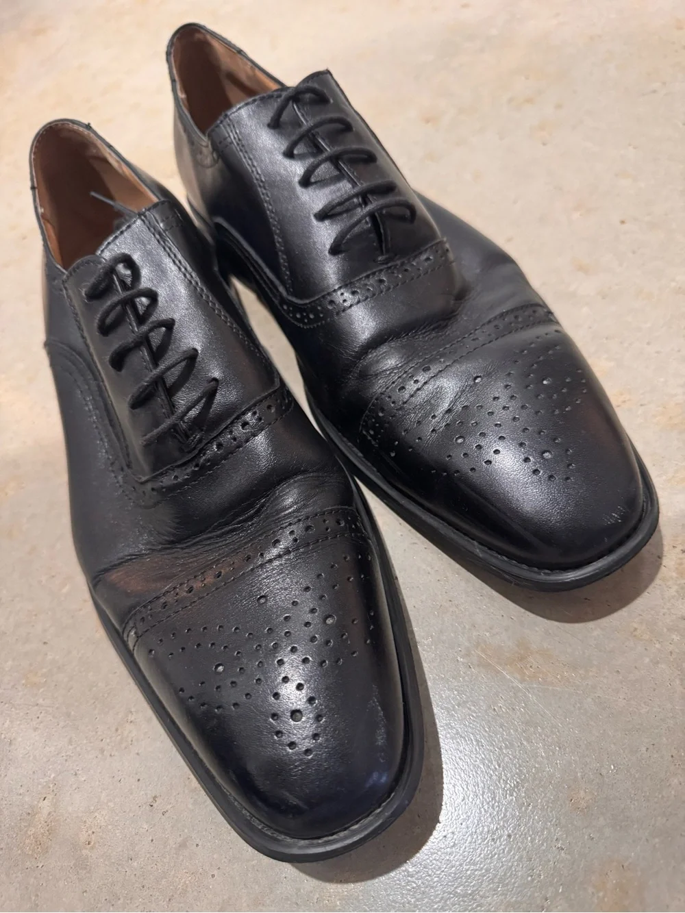 Leather Men's Oxford Dress Shoes
